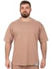 Reichstadt Herren Oversized T-Shirt in Warm Brown