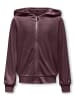 KIDS ONLY Sweatjacke KOGREBEL L/S ZIP HOOD BF SWT in winetasting
