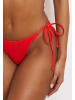 Moda Minx Bikini Hose Scrunch Tie Side Bottom in rot