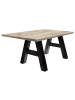 58 aufm Kessel ESSZIMMERTISCH Elia 8 160 x 90 x 75 Esstisch Schwarzstahl/Sandeiche