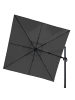 MCW Gastronomie-Ampelschirm A96 schwenkbar, Anthrazit ohne Ständer, drehbar