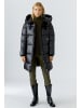 Oui Wintermantel in black