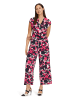 Vera Mont Jumpsuit mit Blumenprint in Dark Blue/Pink