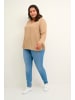KAFFE curve Langarm-Bluse KCami Regular fit in Petrified Oak