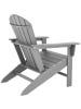 tectake Balkonstuhl im Adirondack-Stil, Belastbarkeit 120 kg, 83 x 79 x 97 cm