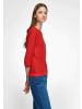 PETER HAHN 3/4 Arm-Pullover cotton in ROT