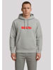 F4NT4STIC Hoodie Koi Fish Japan Streetstyle in grau meliert