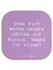 Mr. & Mrs. Panda Tischschoner Spruch Dankbarer Gärtner mit Spruch in Lavendeltraum