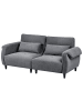 Beliani 3-Sitzer Sofa WETLAN in Grau/Schwarz - (W) 192 x (H) 84 x (L) 85 cm