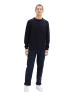 Tom Tailor Pullover in knitted navy melange