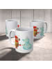 Mr. & Mrs. Panda Camping Tasse Nachtfalter Schneemann ohne Spruch in Weiß