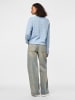 Pieces Strickpullover in Cashmere Blue