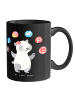Mr. & Mrs. Panda Porzellantasse Social Media Managerin Herz ohne... in Schwarz