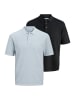Jack & Jones Poloshirt George in Hellblau / schwarz