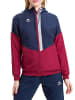 erima Squad Tracktop Jacke mit Kapuze in new navy/bordeaux/silver grey