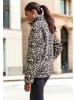 LASCANA Fleecejacke in leo-beige