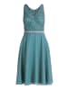 Vera Mont Cocktailkleid mit Spitze in Eucalyptus Green