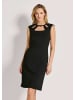 MADELEINE Ärmelloses Etui-Kleid mit Cut-Outs in schwarz