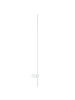 Licht-Erlebnisse Wandlampe EEK G (B)5.5 x (H)120 cm in Weiß