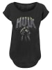 F4NT4STIC Long Cut T-Shirt Marvel Superhelden Hulk Punch Logo' in schwarz