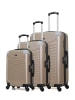 WAVE PARIS 3 tlg. Kofferset CONGO in Beige (95L/64L/37L)