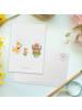 Mr. & Mrs. Panda Postkarte Waldtiere Aloha ohne Spruch in Weiß