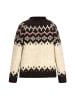 Jalene Damen Sweater in GRAU SCHWARZ MEHRFARBIG