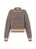 caneva Damen Sweater in SCHWARZ KARIERT