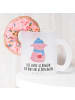 Mr. & Mrs. Panda Henkeltasse Schwein Glühwein mit Spruch in Transparent