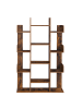 VASAGLE Standregal Custos in Braun - (B)25 x (H)140 x (T)86 cm