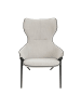 Angel Cerdá Sessel 5009 in Grau / Schwarz – (B)70 x (H)90 x (T)102 cm