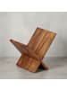 KADIMA DESIGN Zeitungsständer MUMBAI Massivholz X-Form 31 cm in Massivholz
