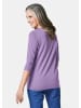 GOLDNER Kombifreundliches Shirt mit ¾ Arm in flieder