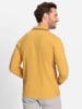 WITT WEIDEN Langarm-Poloshirt in ocker