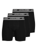 JACK & JONES PLUS 3er-Pack Eng anliegende Boxershorts in Black