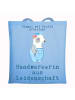 Mr. & Mrs. Panda Shopper Handwerkerin Leidenschaft mit Spruch in Sky Blue
