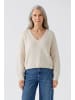 Oui Pullover in light beige mel