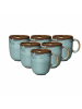 like. by Villeroy & Boch 6er Set Becher mit Henkel Lave 400 ml in Glacé