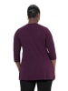 Ulla Popken Shirt in dunkle traube