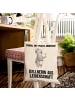 Mr. & Mrs. Panda Tragetasche Kellnerin Leidenschaft mit Spruch in Creme