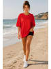 Reichstadt Damen Oversized T-Shirt in Red