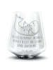 Mr. & Mrs. Panda Blümchentail Glas Robbe Liegen mit Spruch in Transparent