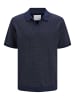 JACK & JONES Junior Gestricktes Polo in Night Sky
