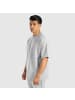 SMILODOX T-Shirt Thiago in Grau Melange