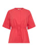 CULTURE Kurzarmhemd CUzeta Feminine in Fiery Red