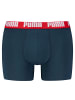 Puma Boxershort 6er Pack in Blau/Grau