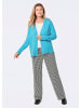 GOLDNER Kurzgröße:  Strickjacke Strickjacke in türkis