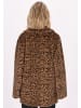 myMo Damen Coat in Braun Schwarz