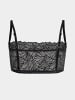 Erlich Textil  FLUID LACE BANDEAU BRALETTE in schwarz