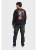 OLDSKULL Sweatshirt Xtreme Tattoo Tiger Skull Graphic in Black